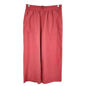 Womens Red Old Navy Active Stretchtech Pants Drawstring Elastic Waist Size S